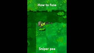 How to fuse sniper pea in plants vs zombies super hybrid fusion edition [upl. by Pesek]