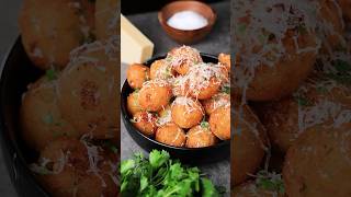 Garlic Parmesan Cheesy Potato Balls [upl. by Dambro]