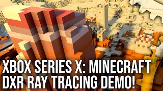 Minecraft DXR on Xbox Series X NextGen Ray Tracing Analysis [upl. by Enert]