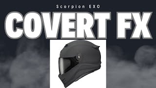 Helmet review of the Scorpion EXO Covert FX [upl. by Yelsnya]