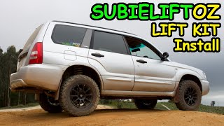 Offroad Forester Project Ep2 Lift Kit install [upl. by Hirasuna105]