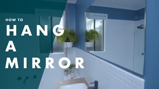 How To Hang A Mirror  Bunnings Warehouse [upl. by Neehcas195]