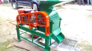 Portable Plastic Shredder  Crusher  Pulverizer  Grinder 78HP [upl. by Narrad]