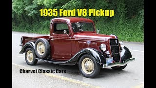 1935 Ford V8 Pickup Charvet Classic Cars [upl. by Allekram]