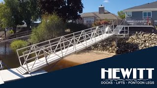 Hewitt Floating Dock Ramps amp Gangways [upl. by Marj]