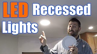 How To Install LED Recessed Lighting  THE HANDYMAN [upl. by Annaliese]