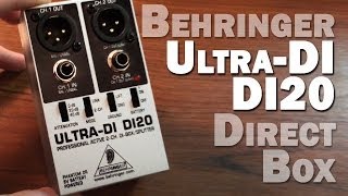 Behringer DI20 UTRADI Duel Direct Box Review [upl. by Babita]