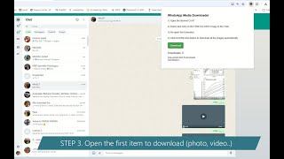 WhatsApp Media Downloader  Download all files from a specific chat or group [upl. by Heyde]