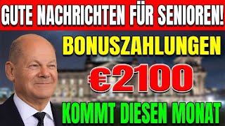 €2100 Einzahlung diesen Monat Deutsche Rentenversicherung angekündigt Überprüfen Sie Ihre Konten [upl. by Patrich]