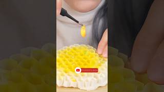 HONEY BEE DESSERT larva honeycomb mukbang 직접만든 먹방 [upl. by Aniles]