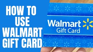 How to Use Walmart Gift Card Online  Redeem Walmart Gift Card [upl. by Rooke591]