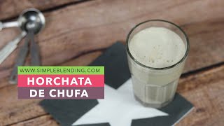 HORCHATA DE CHUFA  Cómo hacer bebida vegetal de chufa  Chufa molida [upl. by Nahta]