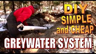 HOW TO INSTALL A DIY GRAY WATER SEPTIC SYSTEM For A Cabin Or Homestead BUILD YOUR OWN AT LOW COST [upl. by Olivette135]