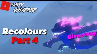 Recolors make new Kaijus part4 and Giveaway  Kaiju universe [upl. by Relyuc]