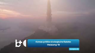 Es war eine Hwasong19 Nordkorea Größte strategische Rakete der Welt [upl. by Anelehs]