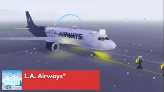 ROBLOX AIRLINE REVIEW  LA Airways®  REVIEWING the AIRLINE FLIGHT [upl. by Cerracchio]