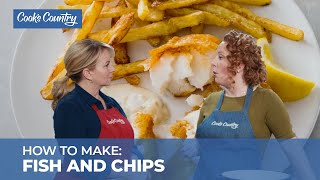 How to Make RestaurantQuality Fish and Chips [upl. by Stinson942]