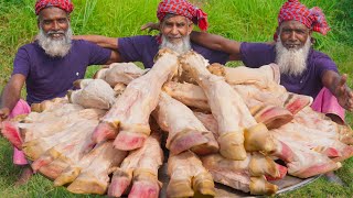 Water Buffalo Paya  Foot Bone Nihari Recipe of Grandpa  Luci amp Nihari Curry for Special People [upl. by Eydie]