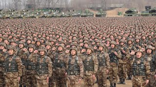 Chinese army puts on show of military might for Xi Jinping [upl. by Bina579]