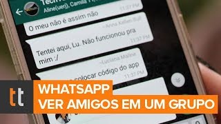 Como encontrar membros em grupos do WhatsApp [upl. by Duester]