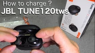 🔋How to charge JBL TUNE120TWS wireless in ear headphones [upl. by Selemas617]