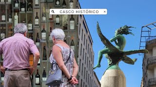 Paseando por el casco histórico de OURENSE  Walking Tour 4k [upl. by Ynehteb]