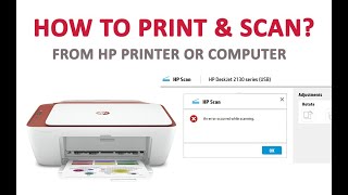 How to Scan with an HP Deskjet 3772  Print Scanning Software [upl. by Aryam613]