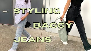 HOW I STYLE 90s STRAIGHT LEG JEANS [upl. by Ocirderf]