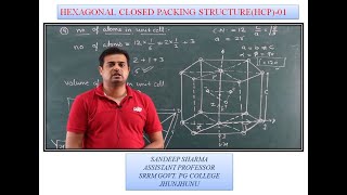 Hexagonal Close Packed StructureSolid State Physics [upl. by Ripp162]