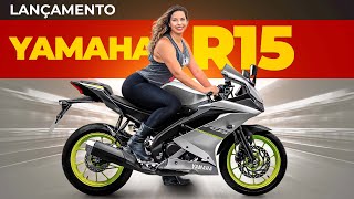 NOVA R15 NO BRASIL TESTE YAMAHA R15 PREÇO CORES E FICHA TÉCNICA YZF R 15  LANÇAMENTO [upl. by Syramad]