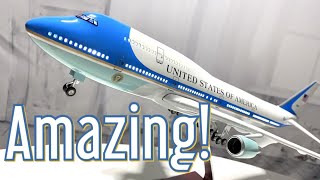 Air Force One 747 Illuminated Airplane Model Review [upl. by Desi]