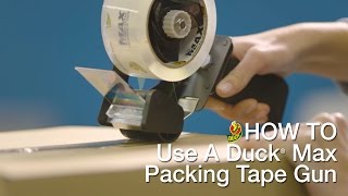 How to Use Your Duck® MAX Packing Tape Gun [upl. by Edmonda30]