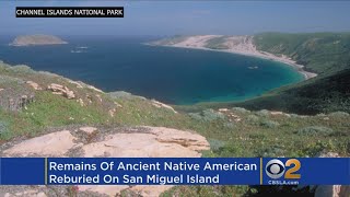 Ancient Remains Known As Tuqan Man Reburied On San Miguel Island [upl. by Naujid]