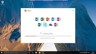 Install Office 2016 On Windows 10 [upl. by Genevra]