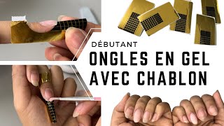 Tuto débutant  ONGLES EN GEL CHABLON 💅🏼 à la maison [upl. by Aicylla]