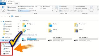 How to Show Libraries in File Explorer [upl. by Analaf]