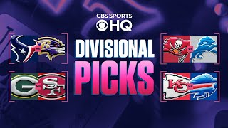 NFL DIVISIONAL ROUND PICKS For Every Game This Weekend I CBS Sports [upl. by Adniles]