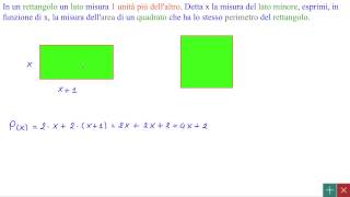 Applicazione dei polinomi ai problemi geometrici  funzioni  Programma del primo anno [upl. by Zuliram705]