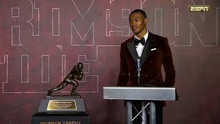 DeVonta Smith wins the 2020 Heisman Trophy [upl. by Benn]