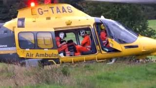 Air Ambulance  Whaley Bridge [upl. by Platt769]