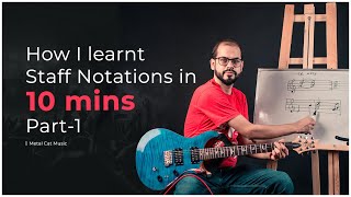 How I Learned STAFF NOTATIONS on Guitar IN a Few minutes  STAFF NOTATION on GUITAR [upl. by Aivatnahs122]