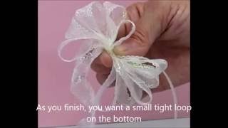 How to Make a Corsage Bow [upl. by Aicirtan]