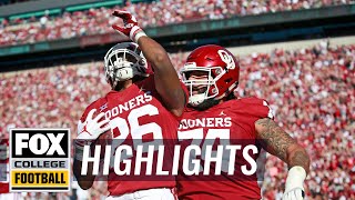 Oklahoma vs Kansas State  FOX COLLEGE FOOTBALL HIGHLIGHTS [upl. by Hgielanna]