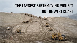 Largest Earthmoving Project on the West Coast [upl. by Madaih]