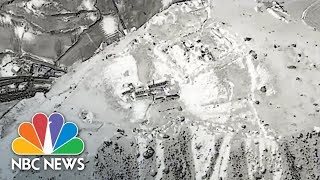 B52 Destroys Taliban Training Camp Defenses In Afghanistan  NBC News [upl. by Ynolem599]