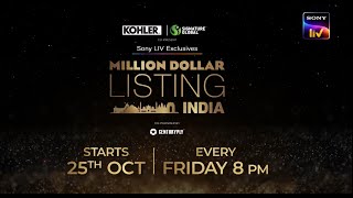 Proud to be a copresenting sponsor for Million Dollar Listing India streaming from 25th Oct [upl. by Dry]