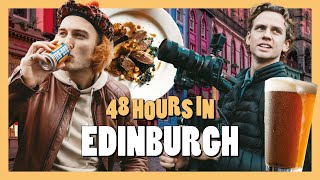 48 HOURS IN EDINBURGH  ft 18 of the BEST Bars amp Restaurants inc Speakeasy Cocktail Bars [upl. by Rossen]