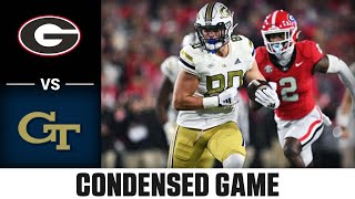 Georgia vs Georgia Tech Condensed Game  2023 ACC Football [upl. by Oloapnaig]