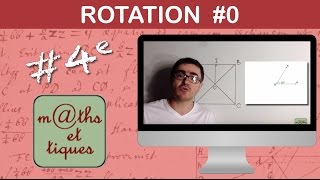 Reconnaître limage dune figure par une rotation  Troisième [upl. by Tillinger]