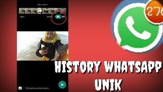 Cara membuat vidio Gif di history whatsApp tanpa aplikasi [upl. by Tigram]